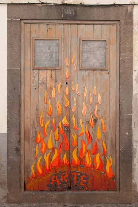 Photo:  Fire door